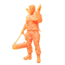 1/64 Scale People Figure Character Doll for Micro Landscape Miniature