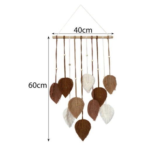 Macrame Wall Hanging Cotton Decoration for Nursery Room Housewarming B 1