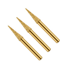 3 Pieces Grinding Wheels Bit Cone Grinding Head for Engraving Metal Gr