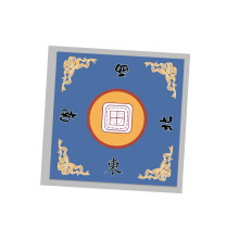 Mahjongg Mat Velvet Professional Board Game Mat for Home Gathering Til