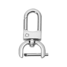 Detachable Snap Hook Swivel Clasp with Screw Bar DIY Purse Strap Repla