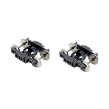 HO Scale 1:87 Model Train Bogies Easy to Install Diorama Railway Acces