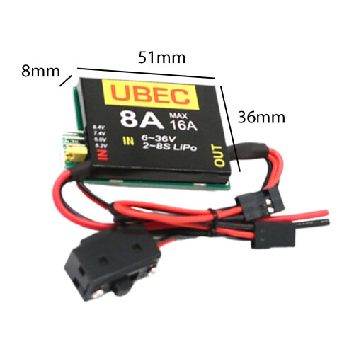 Ubec Module DIY Servo Separate Power Supply Upgrade Parts for RC Plane 1