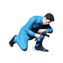 1/64 Miniature People Figurine Trendy Tiny People Model for Diorama Or
