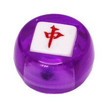 Chinese Mahjong Dice Board Game Supplies Acrylic Multi Sided Game Dice