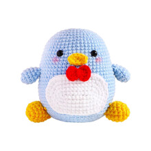 DIY Crochet Doll Kit Decor Crocheting Craft Set for Festival Teens Gif