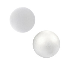 2x Foam Balls Polystyrene Balls Toys Art Projects for Home Christmas H
