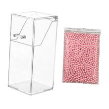 Makeup Organizer with Pearls Eyebrow Pencil Holder for Bathroom Brushe
