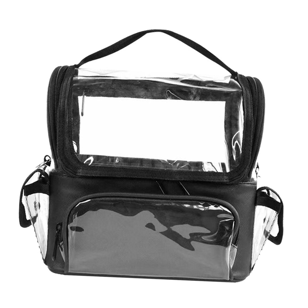 Makeup Brush Case with Removable Divider Waterproof with Handle Profes