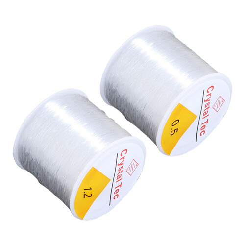 2Pcs Bracelet String DIY Projects Crafting Strong Sewing Stretch Strin