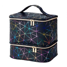 Double Layer Carrying Bag Storage Brushes Carrier Nail Polish Organize