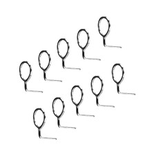 10Pcs Fishing Rod Guide Kits Smooth Fishing Pole Repair for Fishing Fi