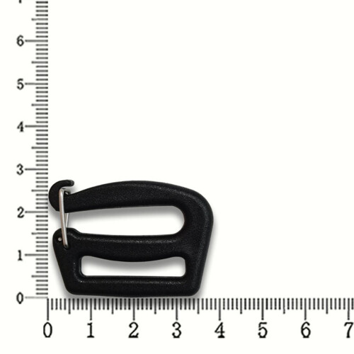 Webbing Release G Hook Camping Equipment Bag 1 inch Black Backpack Adj 1