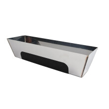 with Anti Slip Pad Manual Tool Stainless Steel Mud Pan for DIY