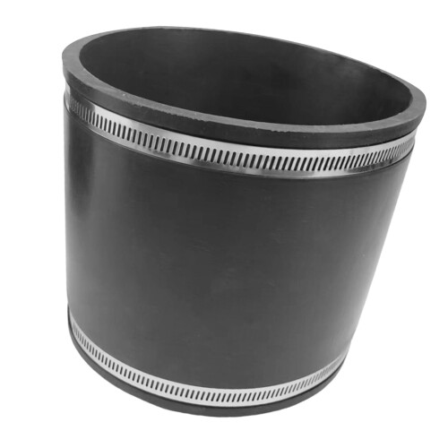 Flexible Cuff Coupler with Stainless Steel Clamp Multiuse Accessory Fi