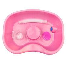 Shampoo Bowl with Shampoo Brush Bedside Shampoo Basin for Salon Men Ch