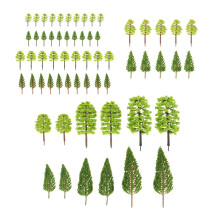 Miniature Tree Model Trees for DIY Crafts Railroad Scenery Yellow and
