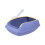 Open Top Cat Litter Box Compact Cat Sand Box Easy to Clean Durable for 1