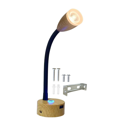 RV Reading Lamp Portable Touch Switch Bedside Book Lights for Camper B