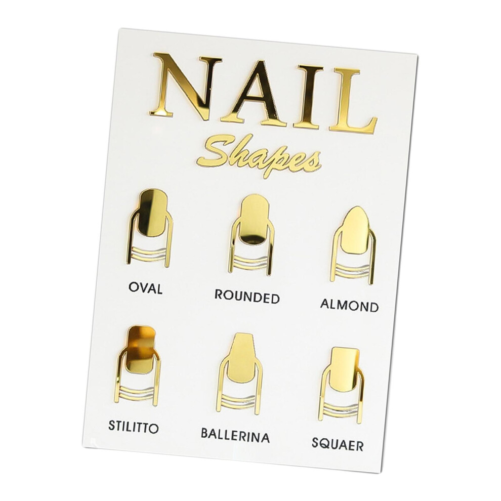 Nail Art Display Board Acrylic Manicure Display for Nail Salon Nail Ar
