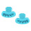 2x Eyelash Stamps Stencil with Handle Lazy DIY Lower Lashes Eyelash Te 1