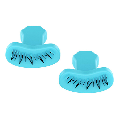 2x Eyelash Stamps Stencil with Handle Lazy DIY Lower Lashes Eyelash Te
