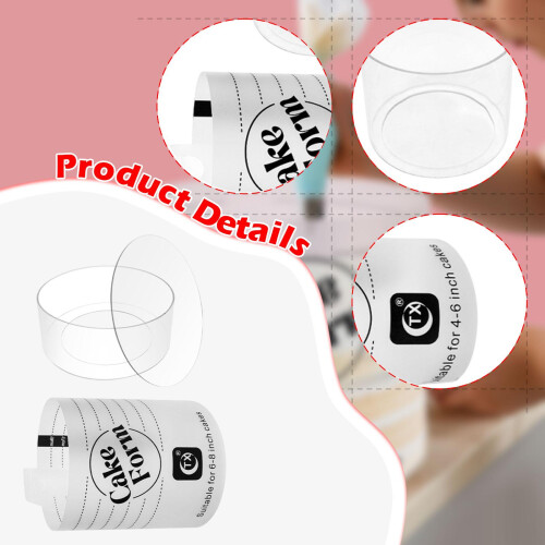 Acrylic Cake Form Practical Easy to Use DIY Multifunctional Cake Makin 2