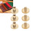 Round Flat Head Binding Rivets 50pcs for Leather Craft & Bookbinding 10x4mm 1