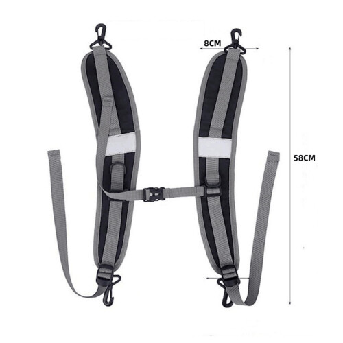 2 Pieces Backpack Straps Replacement Lightweight Durable Shoulder Stra 1