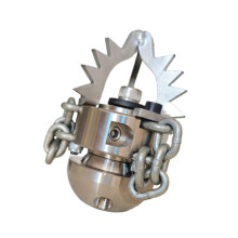 Sewer Nozzle Rotation Connector Steel Drain Sewer Jetter Nozzle Chain