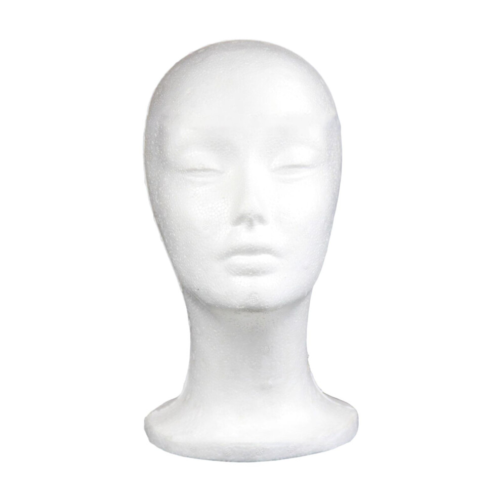 Foam Mannequin Head Wig Display Mannequin Head Lightweight Manikin Foa