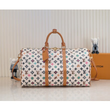 Louis Vuitton Monogram Multicolor Canvas Tote Handbag 50x29x23