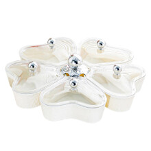 Dried Fruit Plate Rotatable Fruit Bowl Nordic Stylish for Nuts Candies