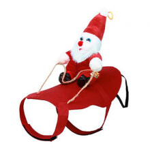 Santa Dogs Costume Dogs Cats Outfit Clothing for Small Medium Large Do