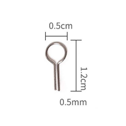100Pcs Pottery Firing Tools Tools Alloy for DIY Ceramic Ornament Small 1