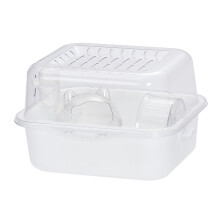Hamster Cage Portable for Hedgehogs Ferret Guinea Pig Clear Breathable