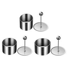 Stainless Steel Food Ring Cupcake Mousse Rings for Souffle Sandwich Br