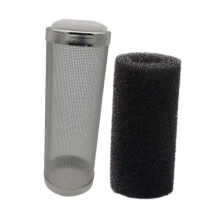 Aquarium Filter Mesh with Sponge Aquarium Inlet Net for Fish Tank L