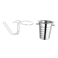 Desktop Ice Bucket Stand Champagne Bucket Holder for Picnic Cocktail P