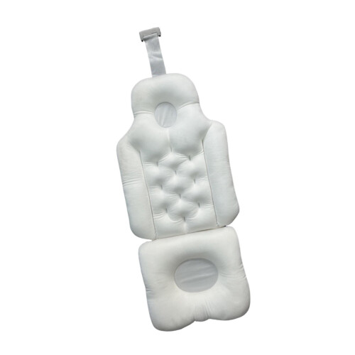 Full Body Bath Pillow Polyester Back Support Waterproof Sturdy Shower