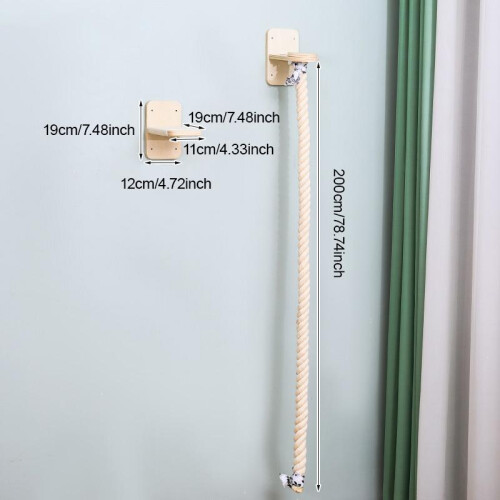 Scratching Post for Kitten Cats Home Decor Wall Shelf Resting Cat Tree 1