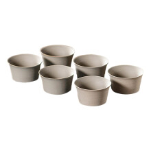 6 Pieces Chinese Ceramic Tea Cups 50ml Tea Bowl for Coffee Shop Travel