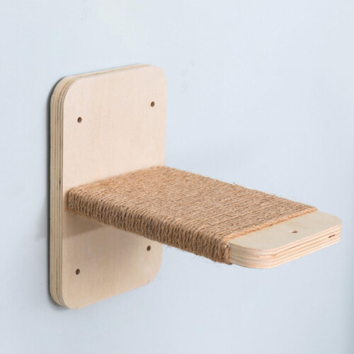 Scratching Post for Kitten Cats Home Decor Wall Shelf Resting Cat Tree 2