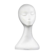Foam Mannequin Head Wig Display Mannequin Head Lightweight Manikin Foa