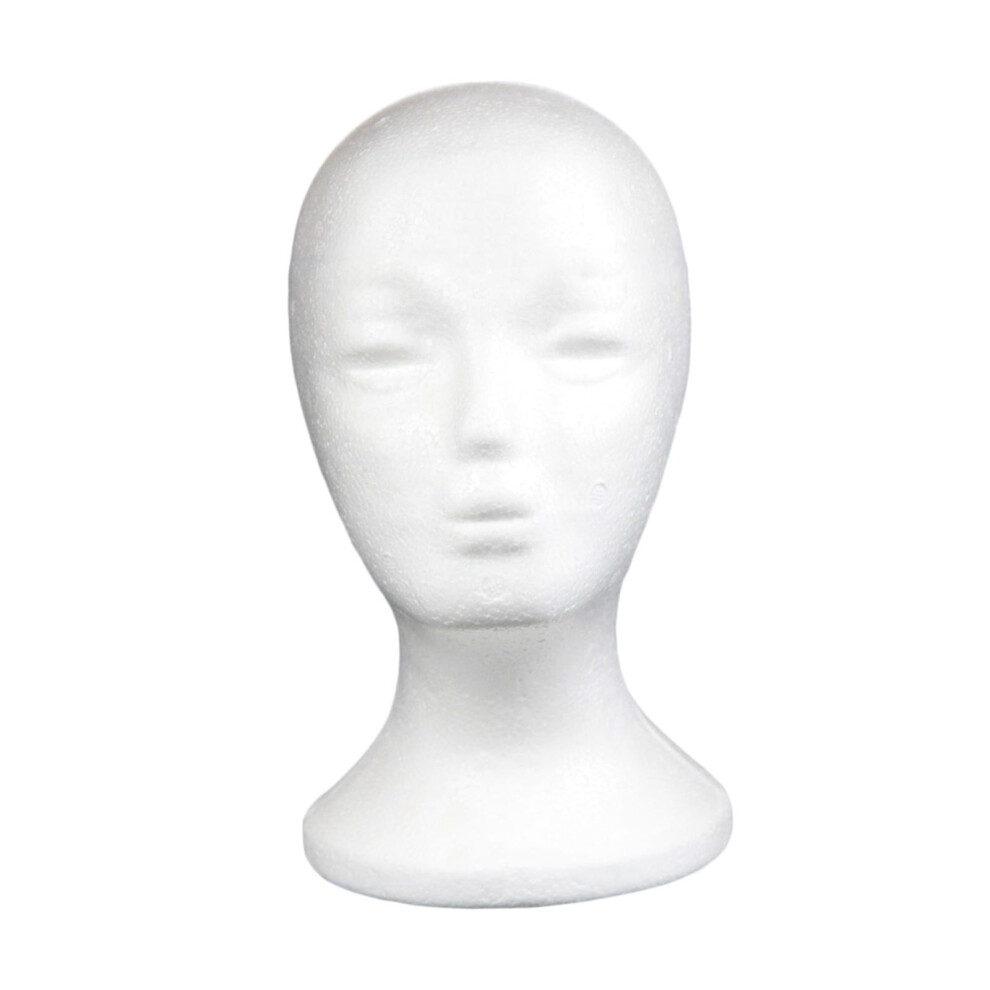 Unisex Foam Mannequin Head Wig Display Mannequin Head Lightweight Manikin Foa