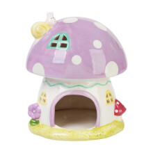 Hamster Hideout Mushroom Shape Decoration for Small Animals Hedgehog G