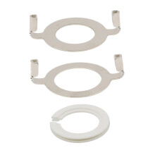 2Pcs E27 Lamp Harp Saddle Adapter Premium and 1 E14 Lamp Shade Reducin