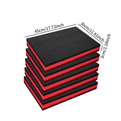 5 Pieces Tool Box Foam Insert Tool Shadow Foams Inserts for Toolbox Ha 1