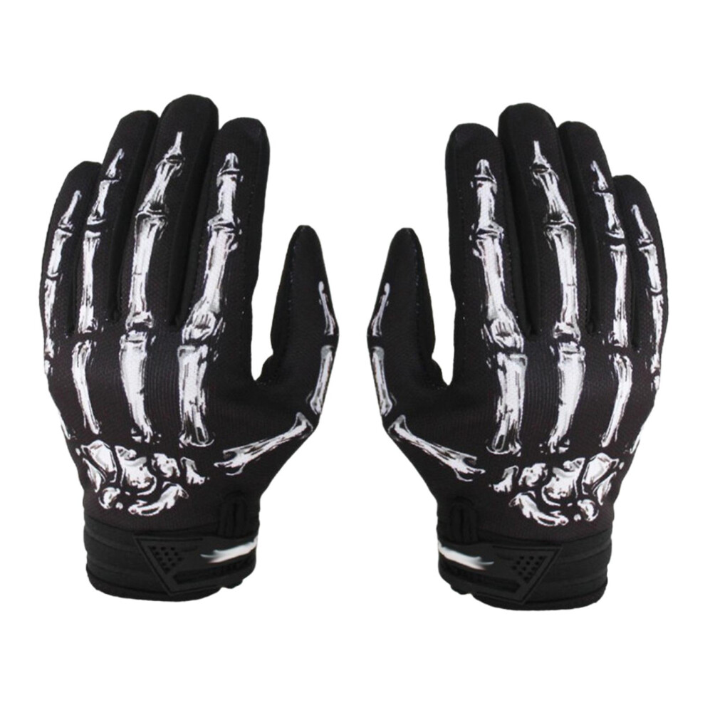 Bicycle Bike Gloves Skeleton Paw Pattern Riding Gloves For Road Bicycl 6902695760181