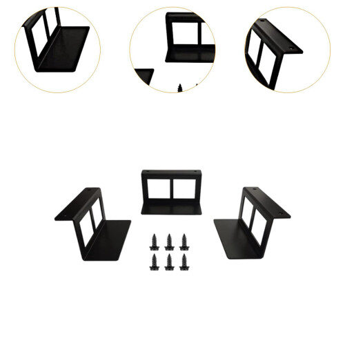 Under Desk Laptop Mount Brackets Stand Set Invisible Storage Notebook 2